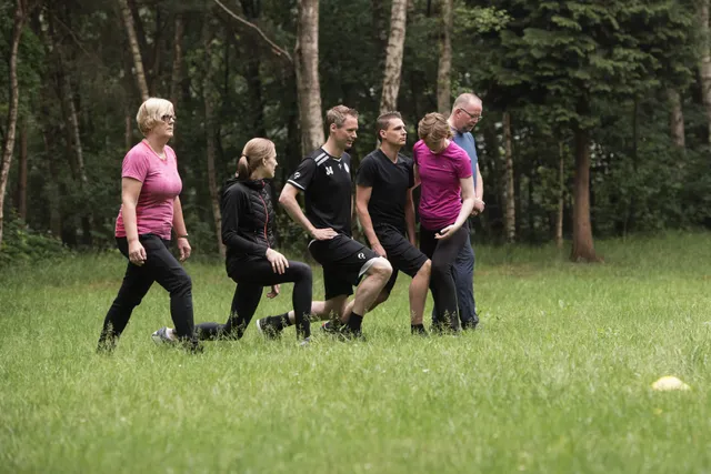 Oefening uit het programma Back 2 Sport